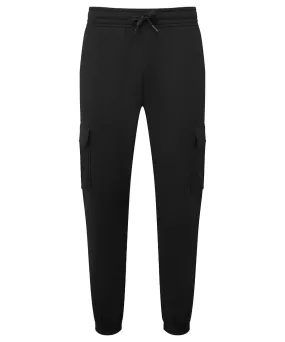 Unisex TriDri® cargo recycled joggers | Black