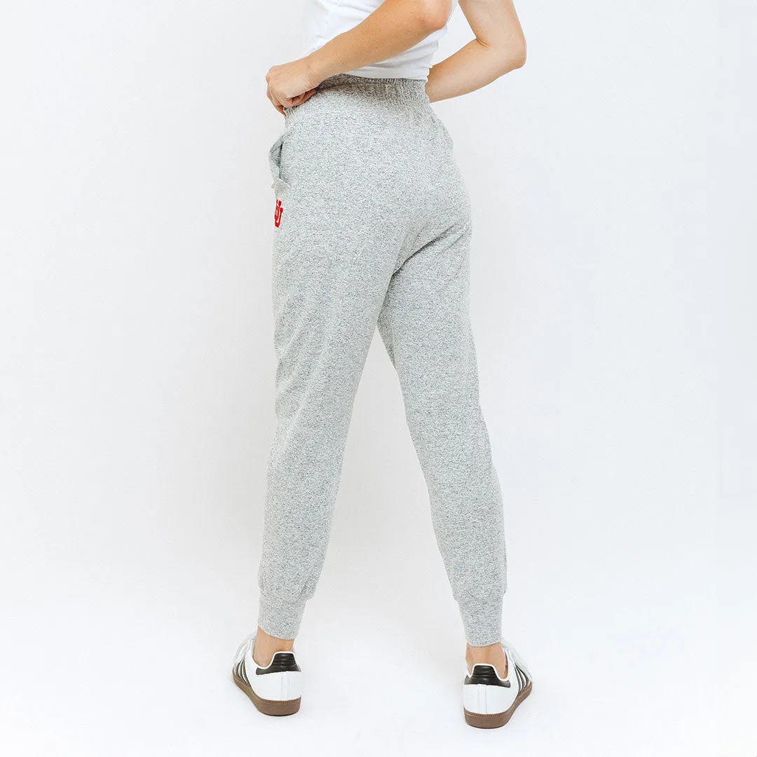 Utah Travel Joggers, Heather Grey