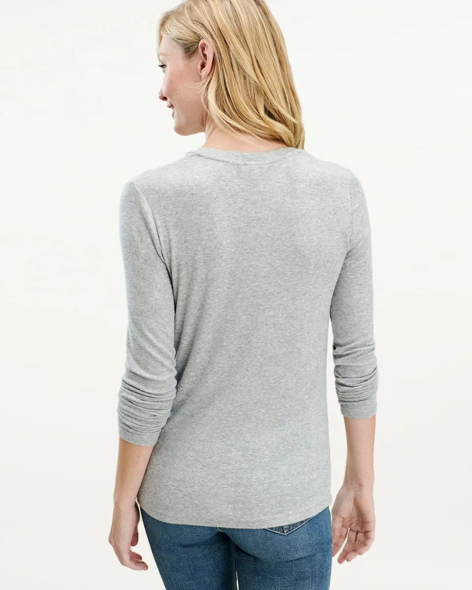 Valley Rib V-Neck