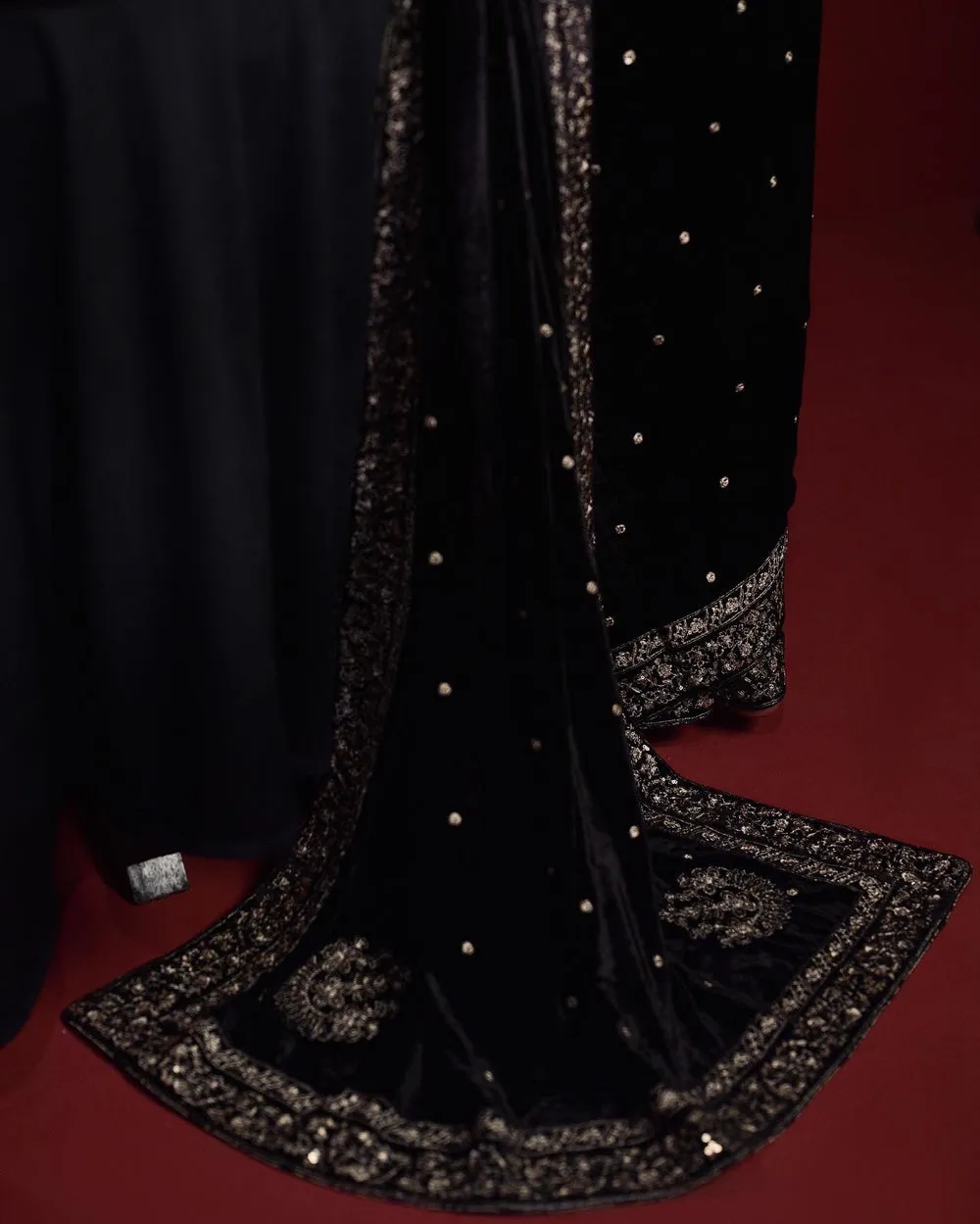 Velvets '23 - Black Velvet Saree