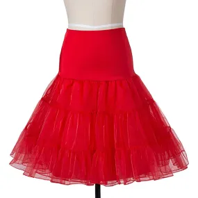 Vintage 50s 60s Women Ball Gown Tutu Skirt Swing Rockabilly Petticoat Underskirt Crinoline Fluffy Pettiskirt for Wedding