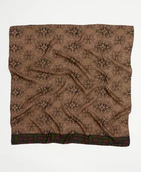 Vintage Silk Square Scarf - No. 240713