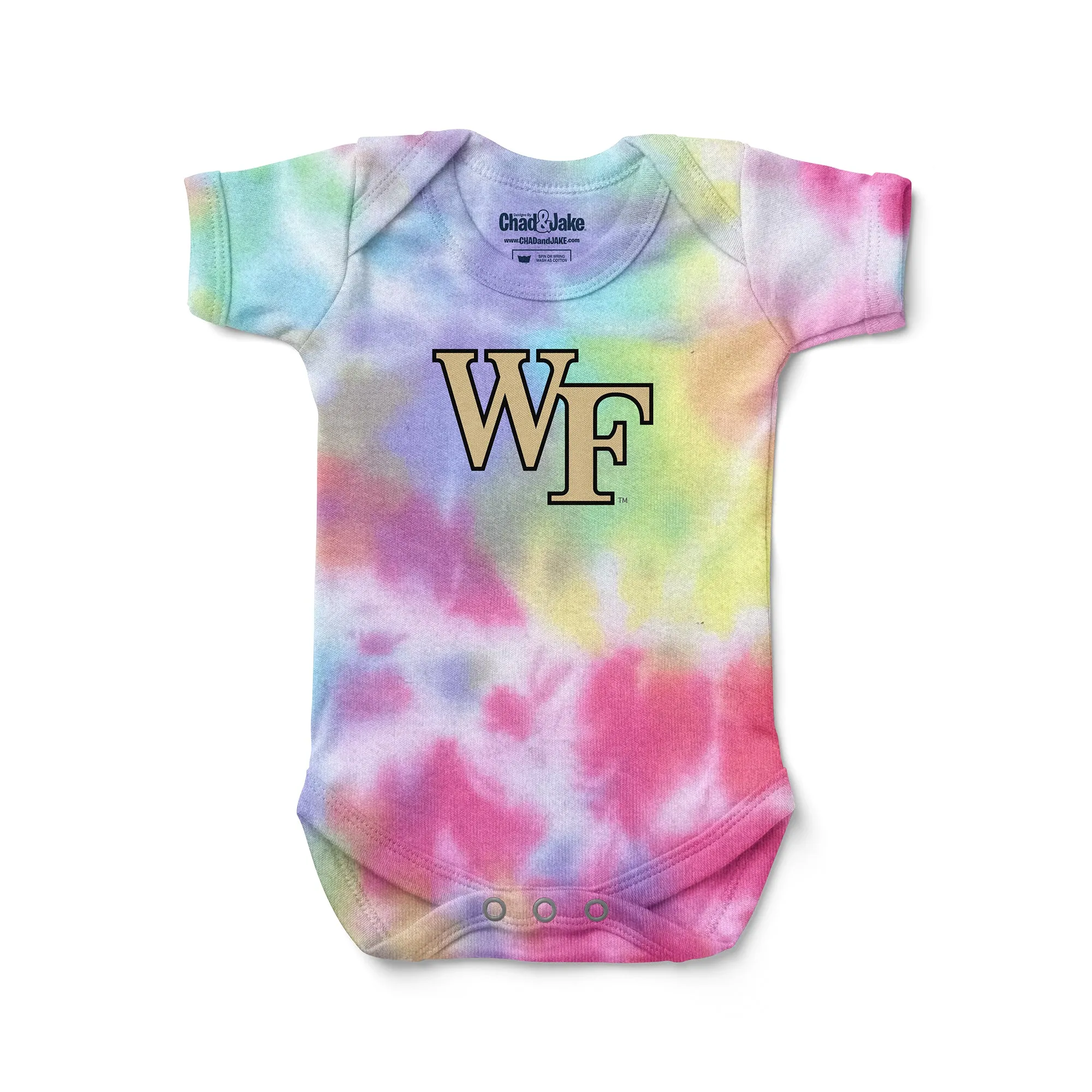 Wake Forest Demon Deacons Tie Dye Bodysuit