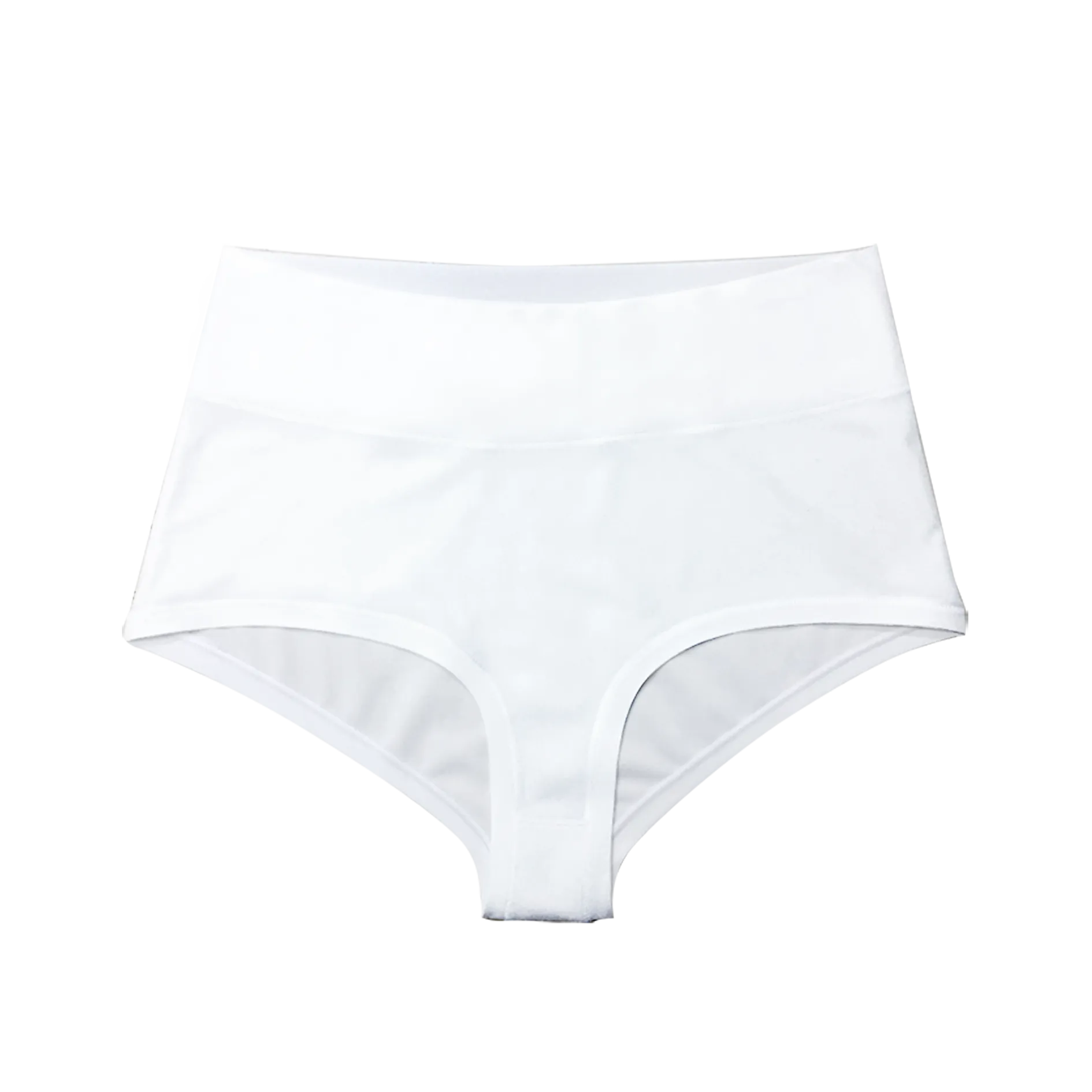 White Tencel High Waist Underwear