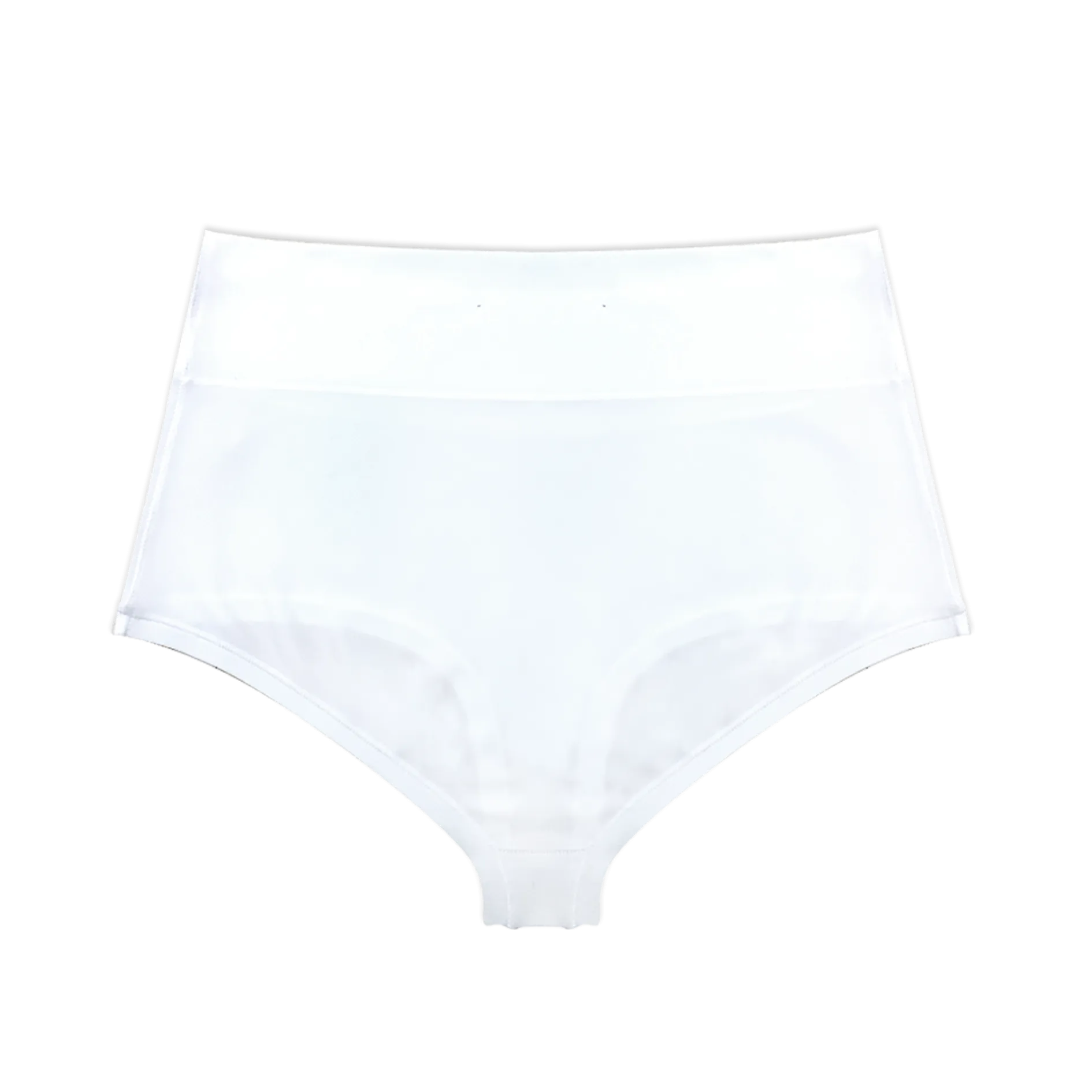 White Tencel High Waist Underwear