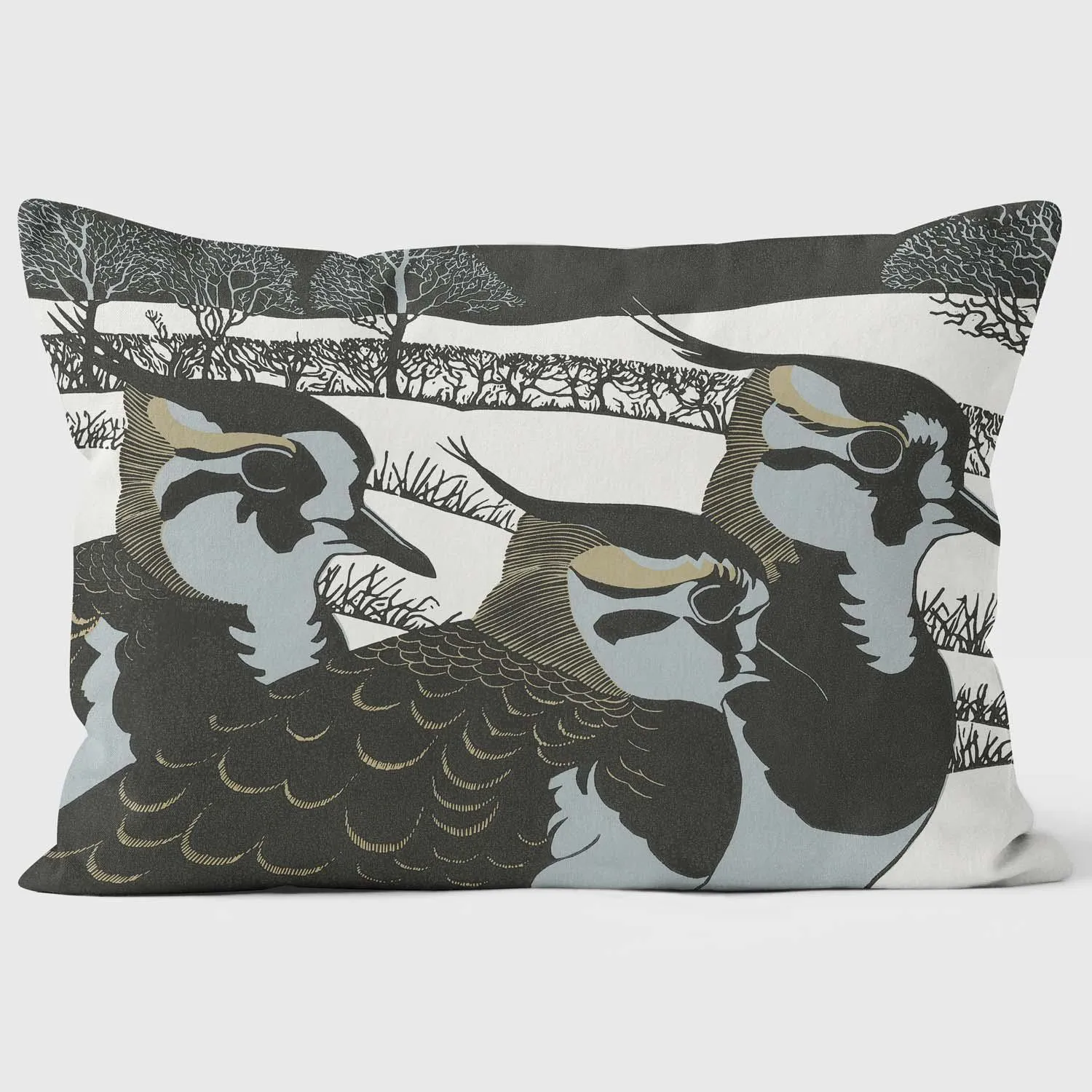 Winter Lapwings - Robert Gillmor Cushion