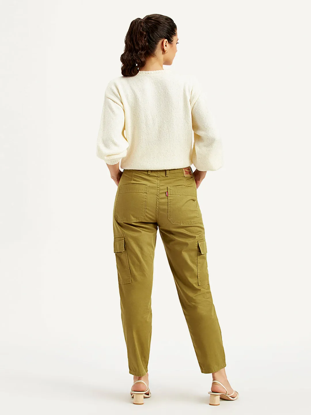 Women's High Rise Cargo Trousers