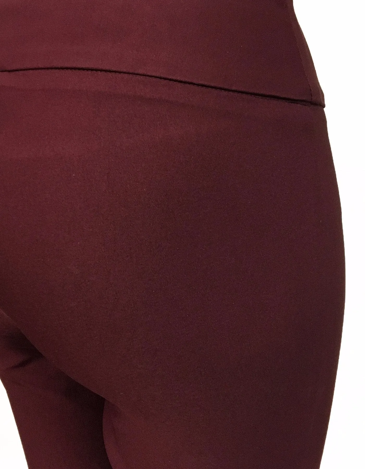 Women's Raffinalla | Tummy Tuck Classic Pull On Pant | Burgundy