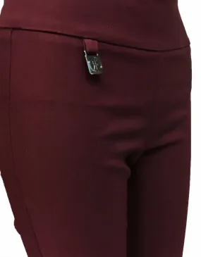 Women's Raffinalla | Tummy Tuck Classic Pull On Pant | Burgundy