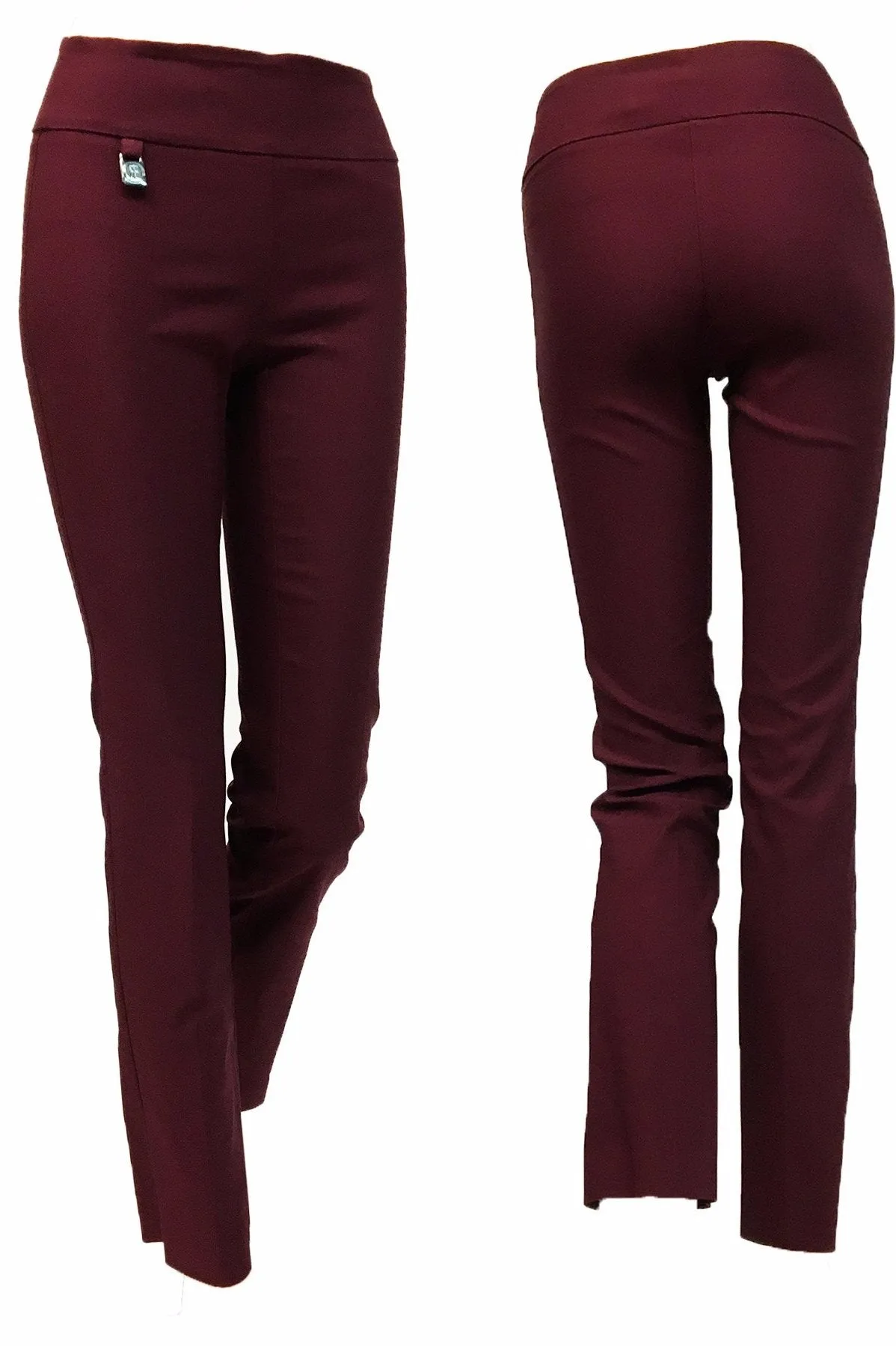 Women's Raffinalla | Tummy Tuck Classic Pull On Pant | Burgundy